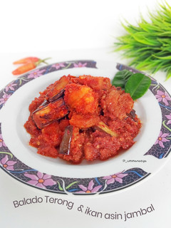 Foto resep Balado Terong + ikan asin jambal