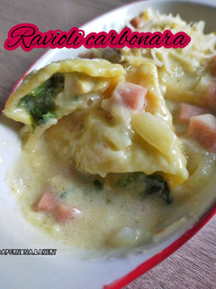 Foto resep Ravioli carbonara