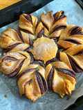 Nutella Star Bread (Bánh Mì Bông Tuyết) dịp Giáng Sinh