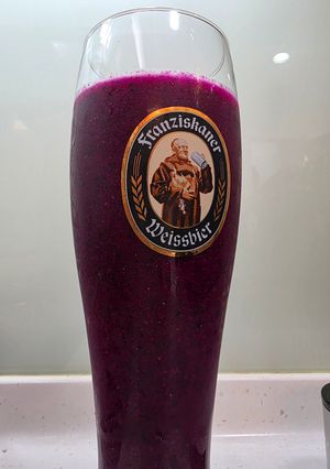 清爽火龍果菠菜蔬果汁 的食譜成品照片