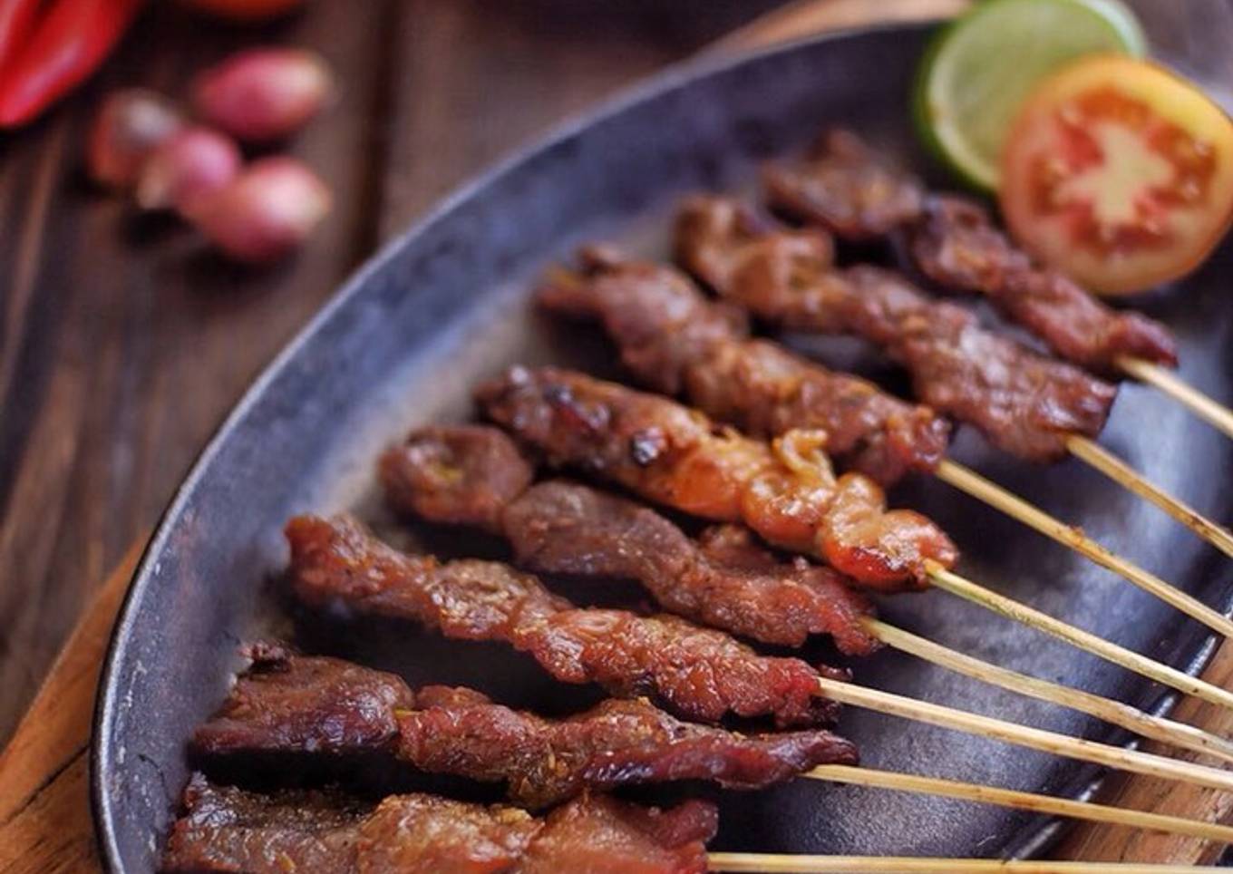 Sate kambing sambel kecap