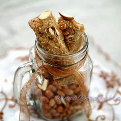 A picture of Peanut barfi.