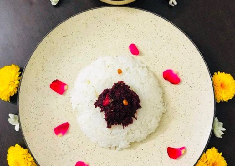 Beetroot Chutney/Andhra style