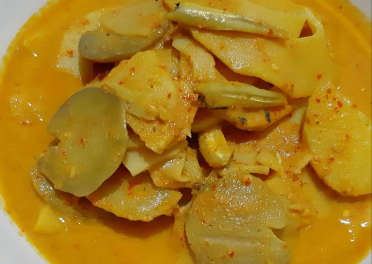 Proses mengolah Gulai rebung❤️, Enak