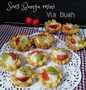 Resep Kue Soes Bunga Mini vla Buah Istimewa