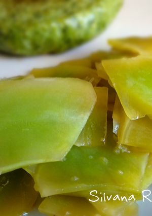 Una foto de 150.🥬Wosun, celtuce o lechuga espárrago china salteada🥢