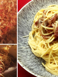 A picture of Fullblood Wagyu Beef Bacon Carbonara.