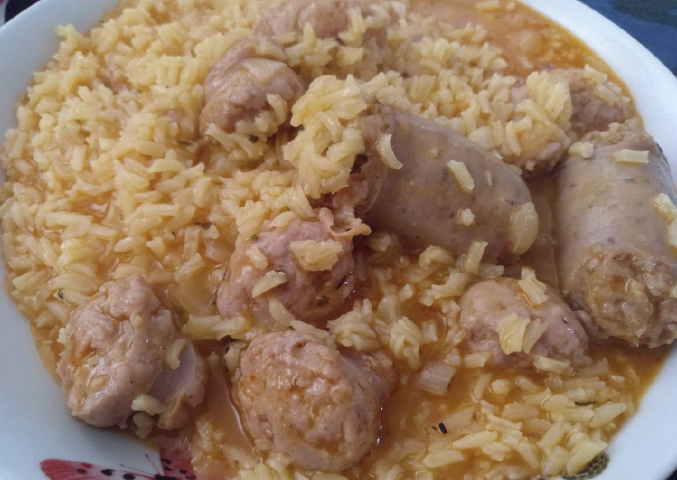 Arroz caldoso, tipo paella 😅