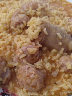 Una foto de Arroz caldoso, tipo paella 😅