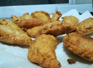 Una foto de Empanada de chivito patagónico