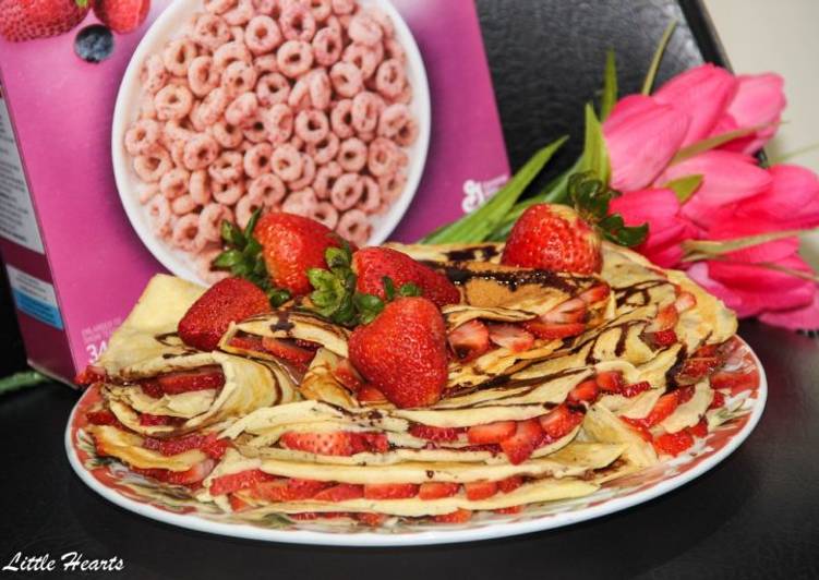 Easiest Way to Prepare Ultimate The Berry Princess’ Strawberry Nutella Crepes