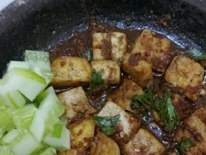 Resep Tahu bumbu kecap Petis, Bisa Manjain Lidah