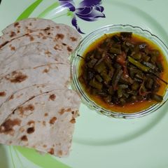 A picture of Simple bhindi recipe.