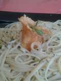 Espaghetti con salsa de salvia
