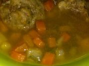 Una foto de arvejas sopa