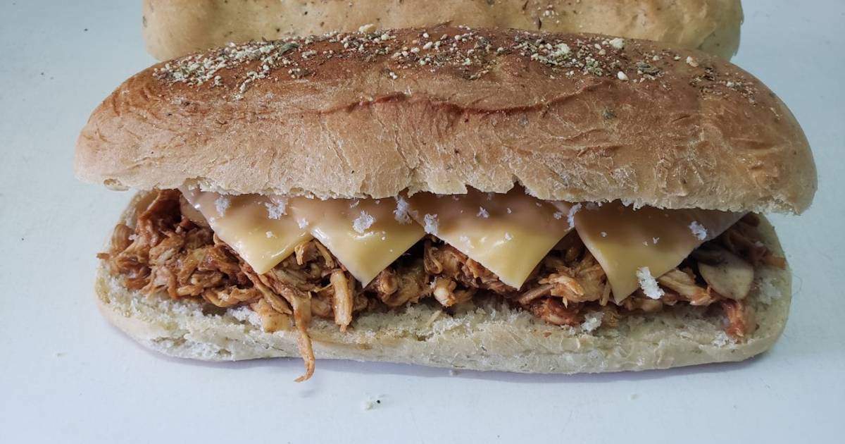 Sandwich de pollo con mayonesa 197 recetas caseras Cookpad