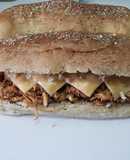 Sándwich pollo BBQ