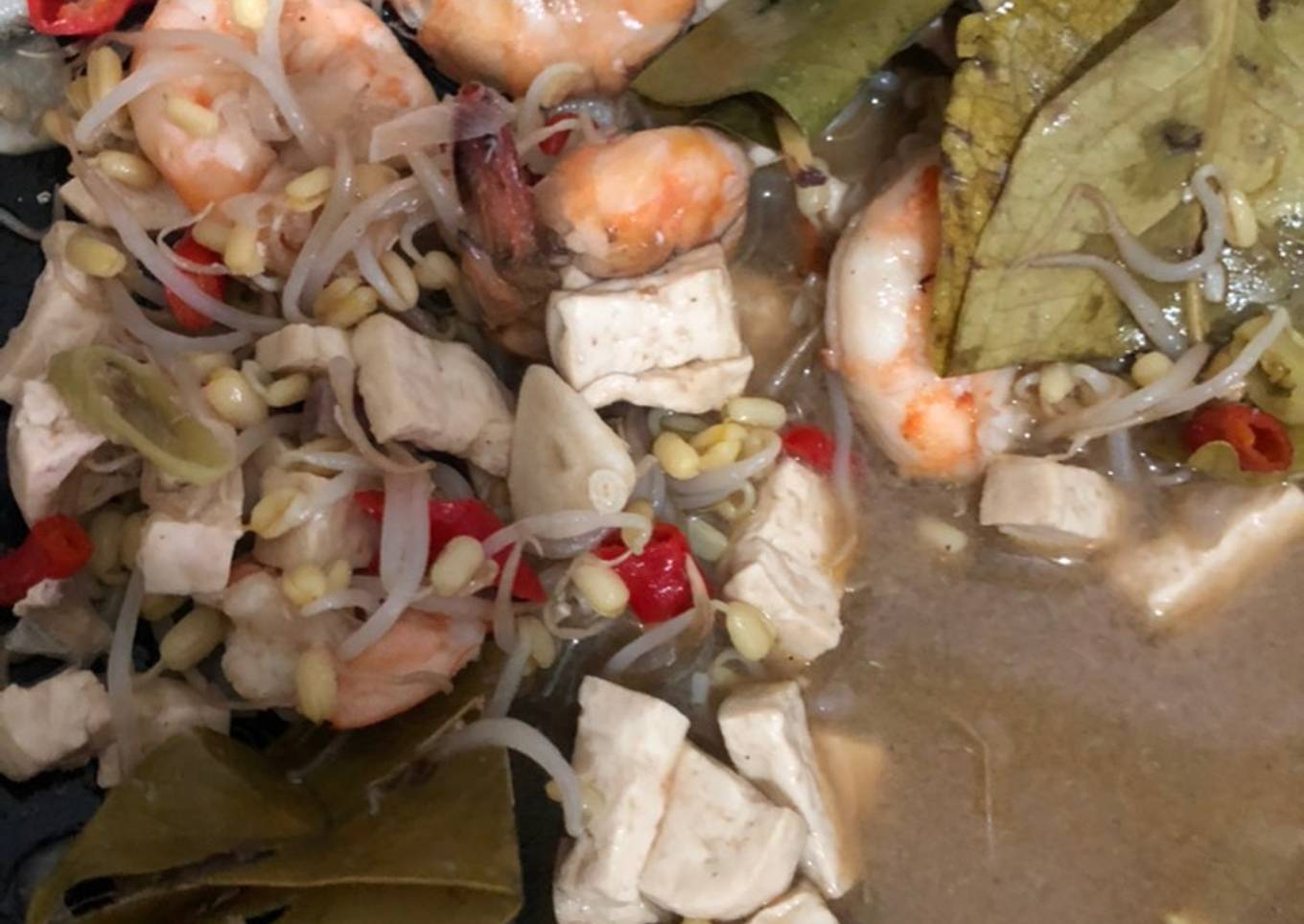 Tumis Udang Tahu