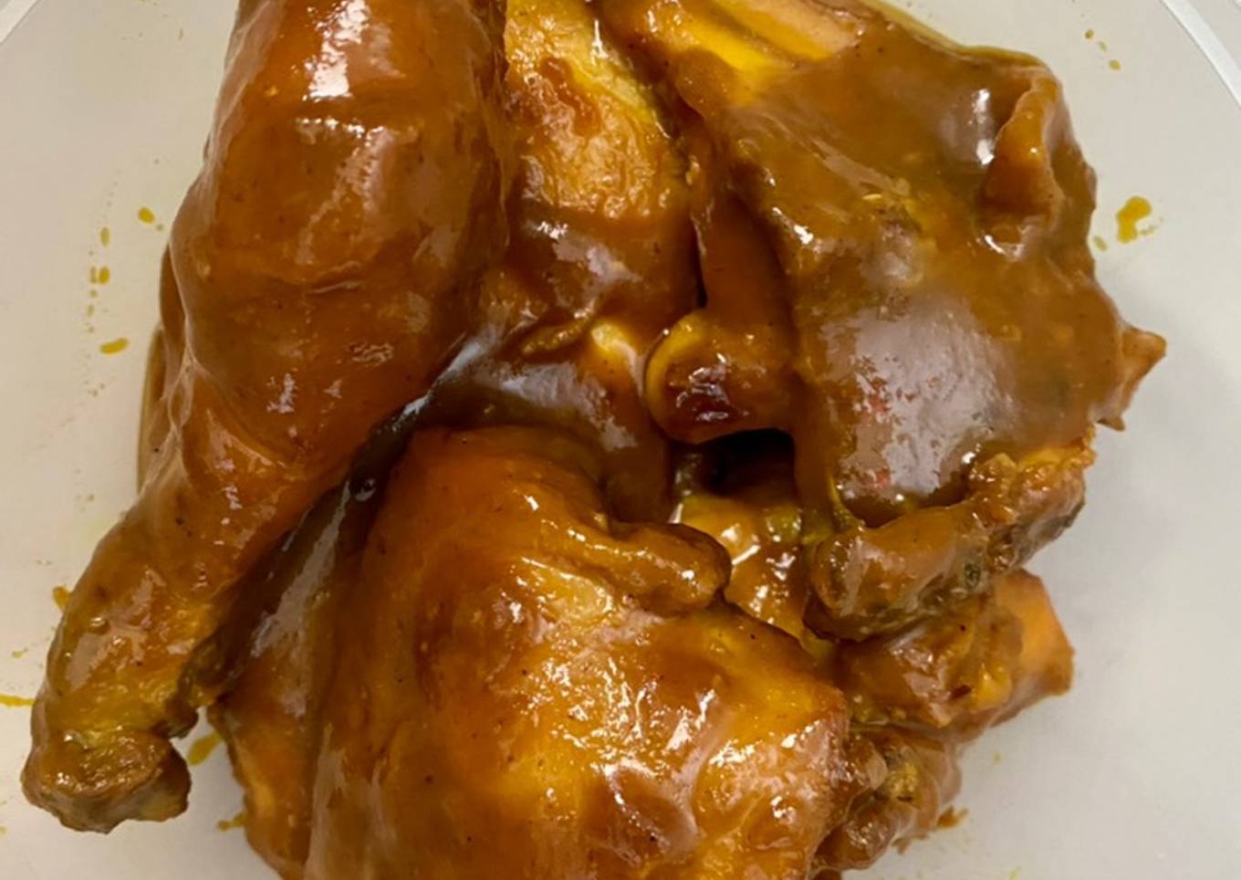 Ayam goreng yang belum masak