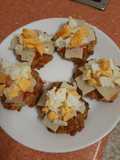 Mini pizzas de calabacín