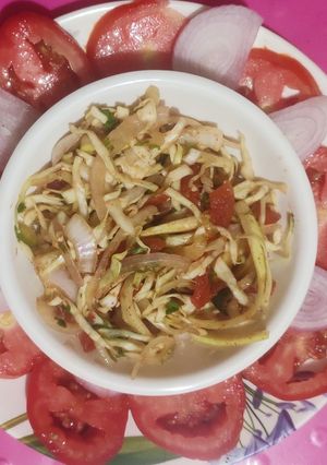 કોબીજ નુ સલાડ (cabbage salad Recipe In Gujarati) રેસીપી મુખ્ય ફોટો
