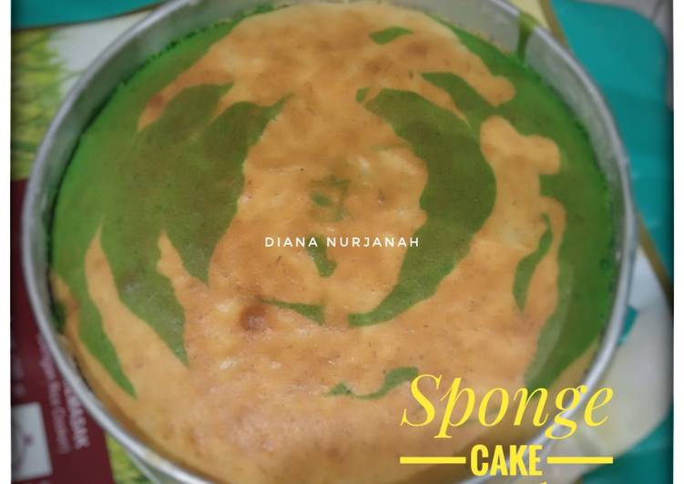 Resep Sponge cake pandan yang Menggugah Selera