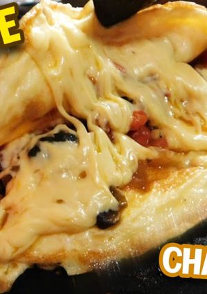 Una foto de Omelette con champiñones