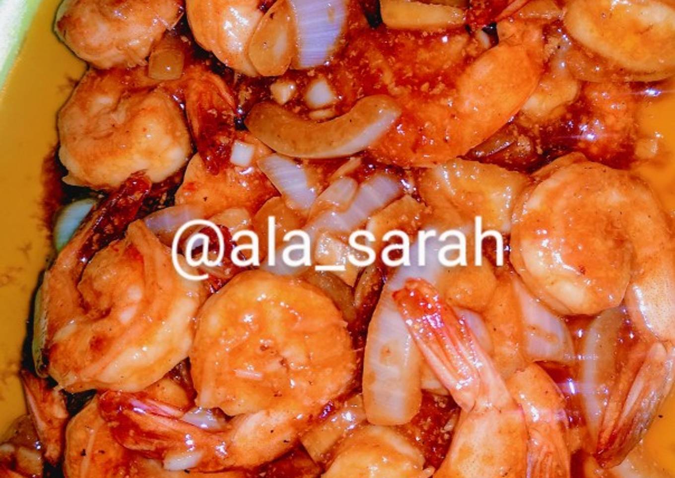 Udang saus mentega simple
