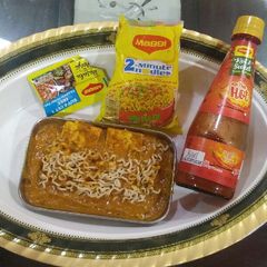 A picture of -e- Laccha maggi gravy paneer masala.