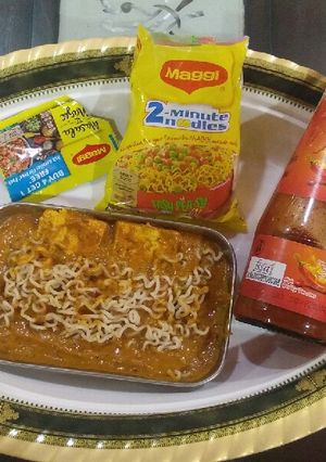 A picture of -e- Laccha maggi gravy paneer masala.