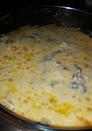 A picture of Robin's Cheesey Spinach Bake.