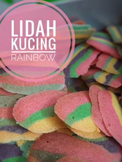 Foto resep Lidah kucing Rainbow