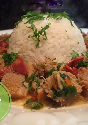 Una foto de Mondongo (callos, tripa) a mi estilo