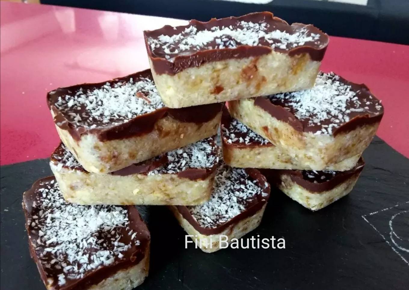 Barritas energéticas de coco