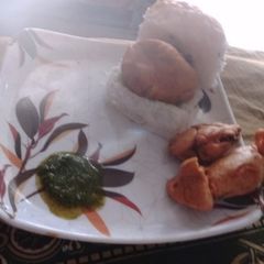 A picture of Vada Pav.