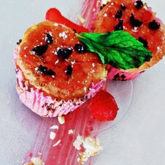 A picture of Eggless fantasy muffins.