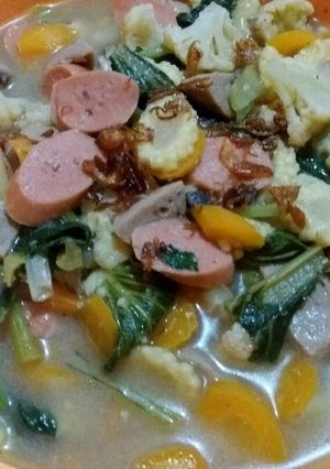 Foto resep Capcay Bakso Sosis
