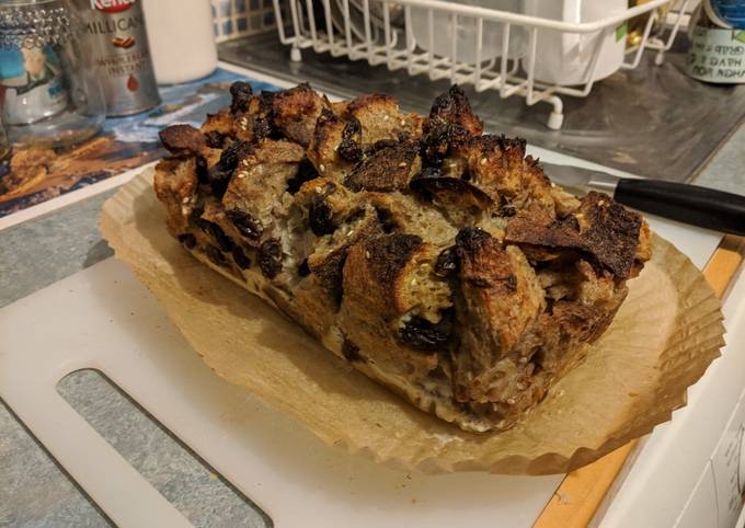 Recipe of Jamie Oliver Banana and Raisin Bread Pudding