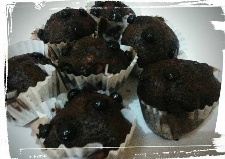 Resep Banana choco steam muffin Anti Gagal