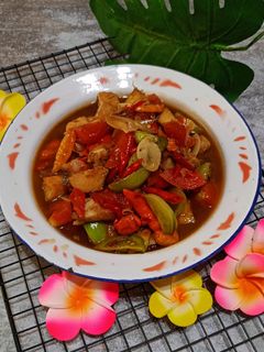 Foto resep Tumis ikan asin asem manis
