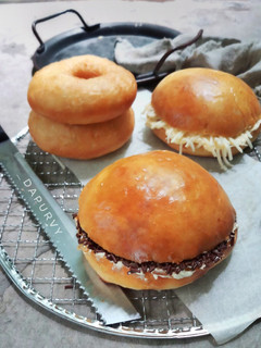 Foto resep DONAT / ROTI SEMIR dengan TEHNIK AUTOLISIS
