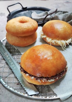 Foto resep DONAT / ROTI SEMIR dengan TEHNIK AUTOLISIS
