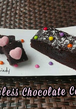 Foto resep Eggless Chocolate Cake (#pr_egglesscake)