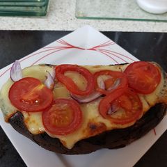 A picture of My Door step Cheese Toast.