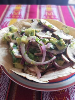 Una foto de Ceviche vegetariano