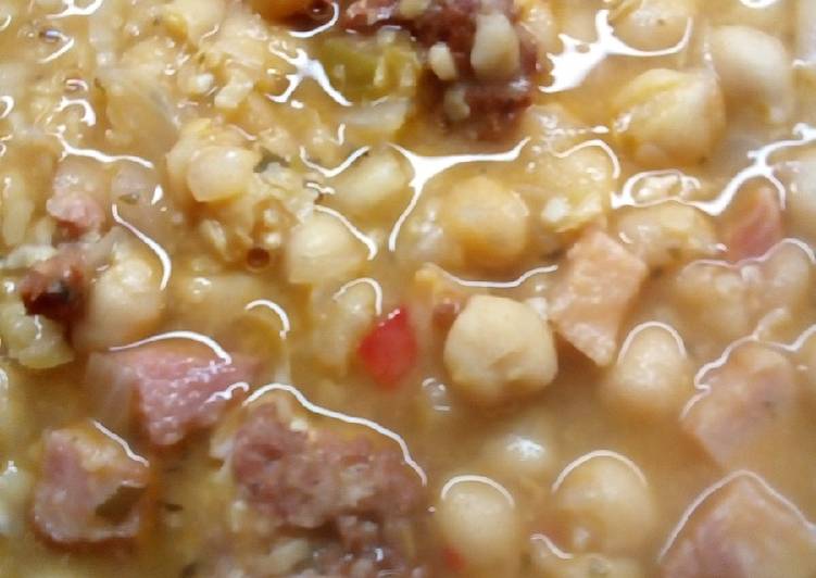 Guiso rico y fácil de garbanzos