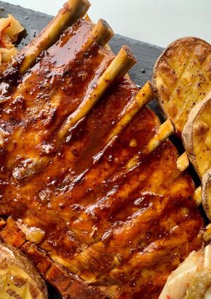 Una foto de 🍖Costillas tiernas y jugosas 🍖