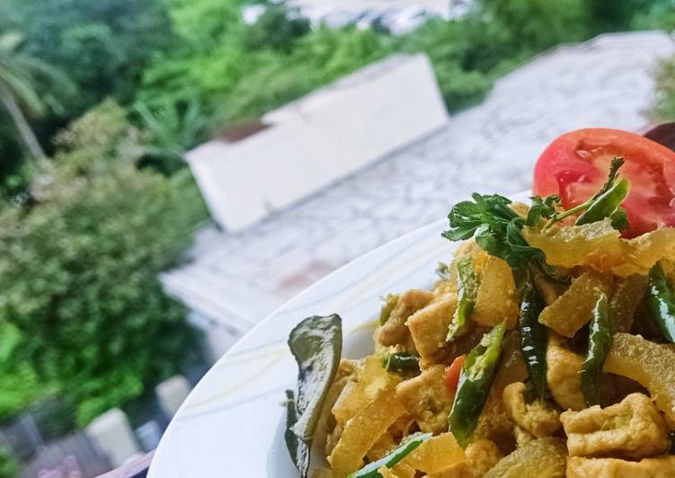 Recipe: Perfect Kikil cabe ijo