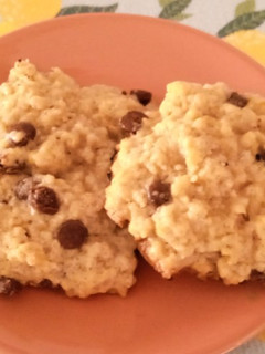 Una foto de Galletitas de avena con chips de chocolate