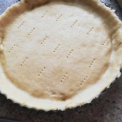 A picture of Tart crust dough (pre cooking).